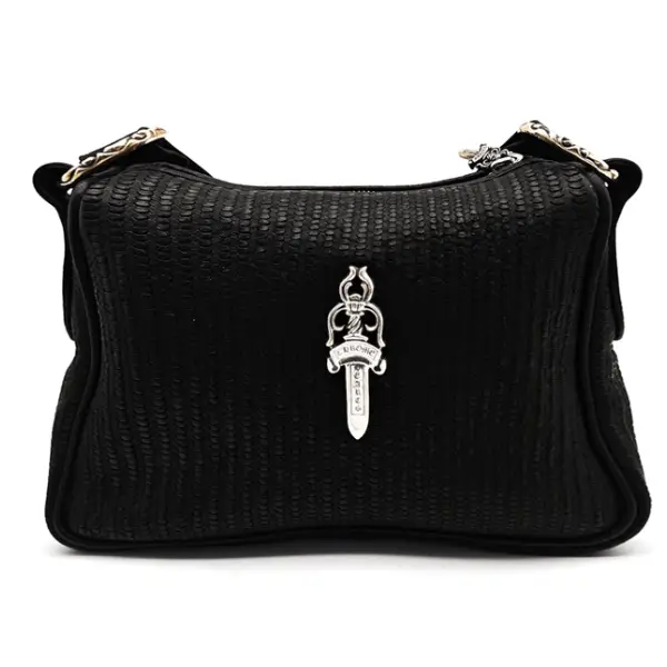 Chrome-Hearts-Black-Lizard-Skin-Chicken-Nugget-Bag-1