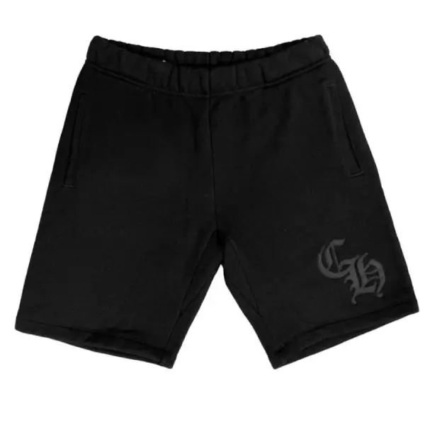 Chrome-Hearts-CH-Logo-Black-Shorts-1