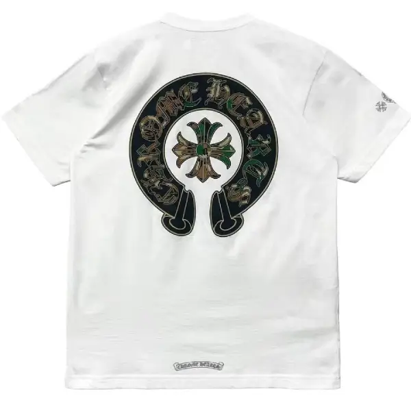 Chrome-Hearts-Camouflage-Horseshoe-Logo-Short-Sleeve-Tee-1