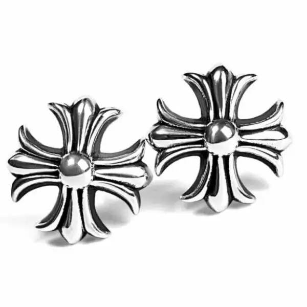 Chrome-Hearts-Cross-Cut-Out-Stud-Earring-1
