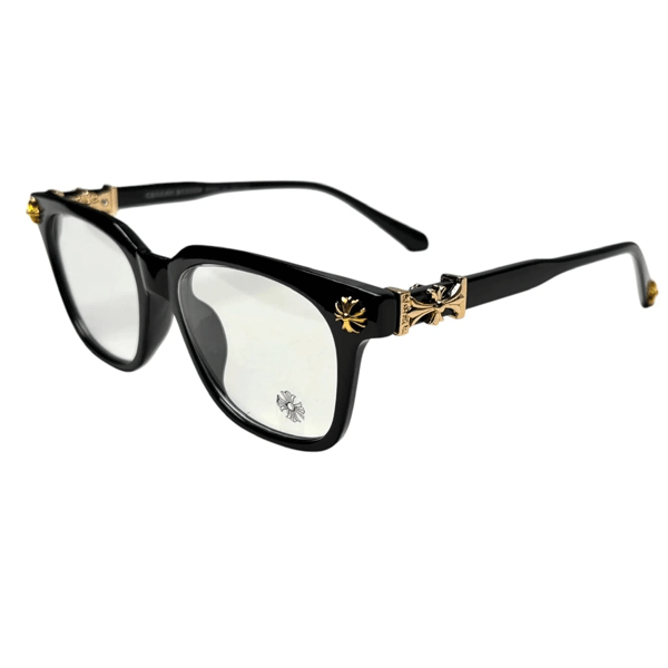 Chrome-Hearts-Eyeglasses-Frame-Gold-Silver-3-side