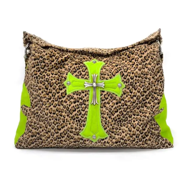 Chrome-Hearts-Leopard-Silver-Cross-Patch-Lyon-Bag-1