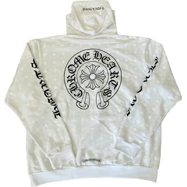 Chrome-Hearts-Plus-Cross-Horseshoe-Hoodie-White-1