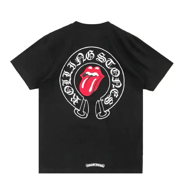 Chrome-Hearts-Rolling-Stone-Short-Sleeve-T-Shirt-Tee-2