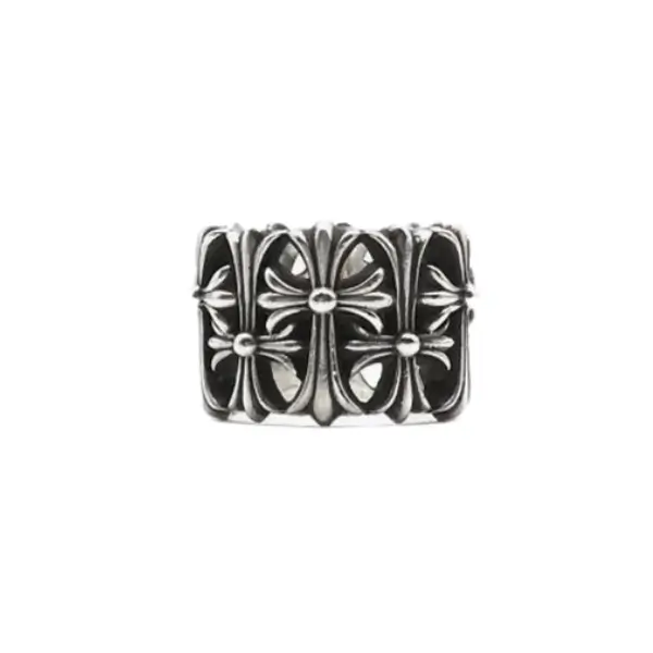 Chrome-Hearts-Silver-Cemetery-Multi-Cross-Ring-1