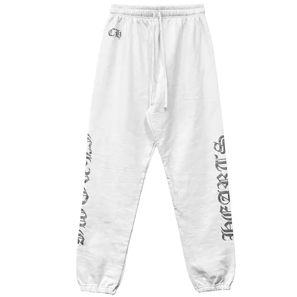 Chrome-Hearts-Silver-Script-CH-Logo-White-Sweatpants-1