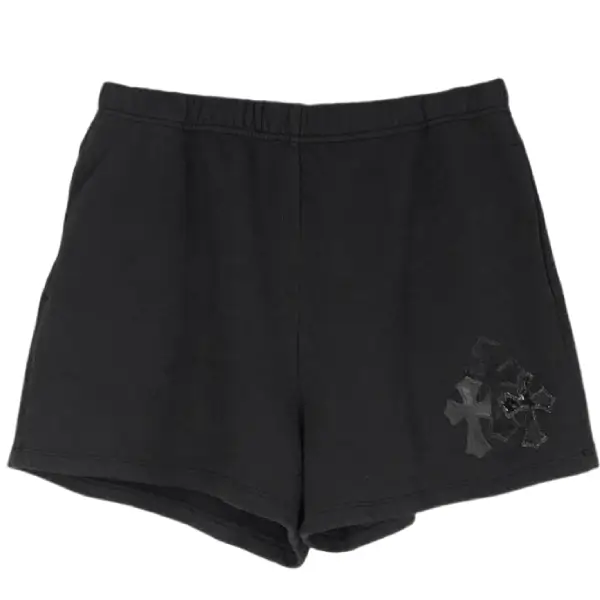 Chrome-Hearts-Triple-Patent-Leather-Cross-Shorts-1